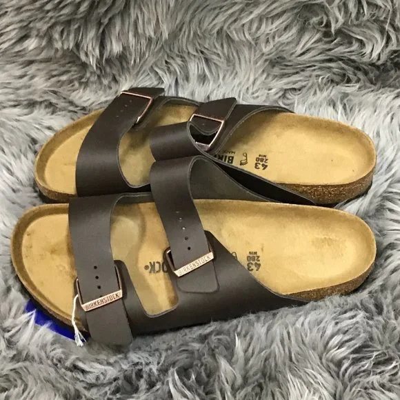 Birkenstock | Arizona BS Men's Sandals | Dark Brown | Narrow Fit | Size 10 - Picture 4 of 6